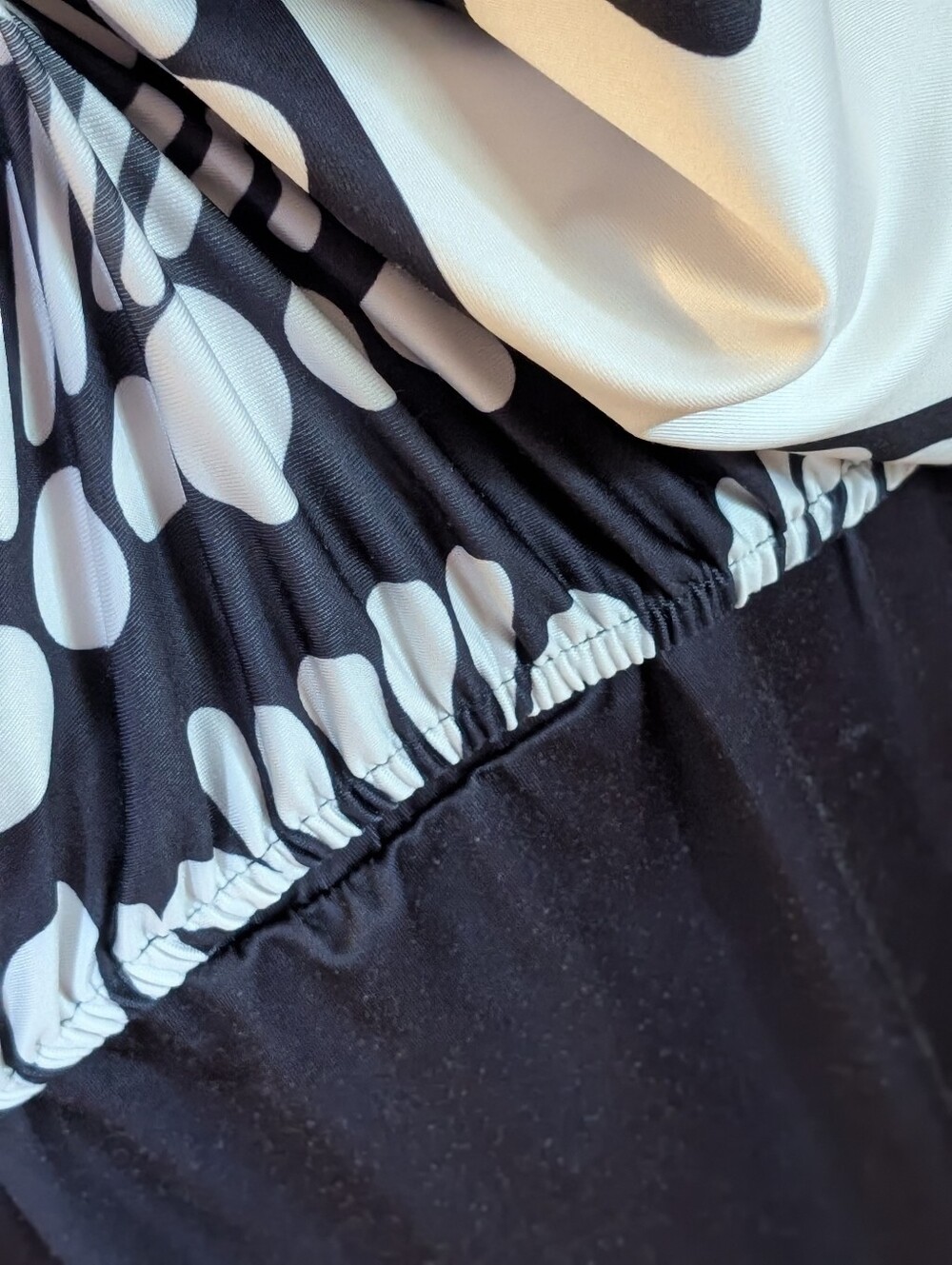 Tropical Resort 2 Piece Maxi Skirt Set Black White Boho Coastal Chic XL Chicme - Picture 7 of 16